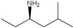 <strong>What is the IUPAC name of the following compound? </strong> A)(R)-4-amino-2-methylhexane B)(S)-4-amino-2-methylhexane C)N-ethyl N-(3-methylpropyl) amine D)(R)-3-amino-5-methylhexane