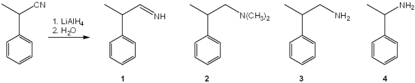 <strong>What is the major organic product obtained from the following reaction? </strong> A)1 B)2 C)3 D)4