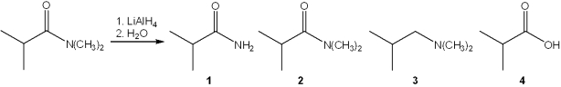 <strong>What is the major organic product obtained from the following reaction? </strong> A)1 B)2 C)3 D)4