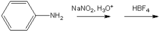 What is the major organic product obtained from the following sequence of reactions?