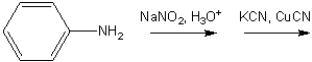 What is the major organic product obtained from the following sequence of reactions?