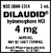 Ordered: Dilaudid 3 mg IM stat for a patient in pain a. Estimated dose: b. How many mL will you prepare to the nearest hundredth of a mL?