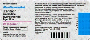 Ordered: Zantac (ranitidine hydrochloride) 30 mg IM q6h for a patient with an ulcer a. Estimated dose: b. How many mL will you prepare? c. Indicate the dose on the syringe.
