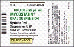 Ordered: Mycostatin (nystatin) oral syrup 200,000 units bid for a 4-month-old infant with thrush (oral candidiasis) SDR for children and infants over 3 months: 250,000 to 500,000 units per day Directions: Place half the dose in either side of the mouth. a. Is the order within the SDR? b. How many mL will you prepare? c. How many mL will you administer on each side of the mouth?