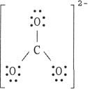 <strong>The Lewis structure of the CO<sub>3</sub><sup>2</sup><sup>-</sup><sup> </sup>ion is .</strong> A) B) C) D) E)