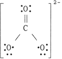 <strong>The Lewis structure of the CO<sub>3</sub><sup>2</sup><sup>-</sup><sup> </sup>ion is .</strong> A) B) C) D) E)