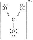 <strong>The Lewis structure of the CO<sub>3</sub><sup>2</sup><sup>-</sup><sup> </sup>ion is .</strong> A) B) C) D) E)