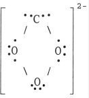 <strong>The Lewis structure of the CO<sub>3</sub><sup>2</sup><sup>-</sup><sup> </sup>ion is .</strong> A) B) C) D) E)