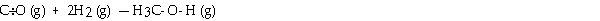 Using the table of average bond energies below, the OH for the reaction is kJ.