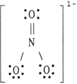 The formal charge on nitrogen in NO<sub>3</sub><sup>-</sup><sup> </sup>is _ .  