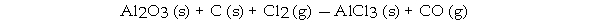When the following equation is balanced, the coefficient of Al<sub>2</sub>O<sub>3</sub><sub> </sub>is _ .