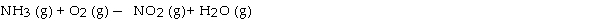 When the following equation is balanced, the coefficients are .