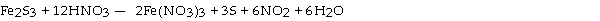 <strong>Which substance is the reducing agent in the following reaction? </strong> A) NO<sub>2</sub><sub> </sub> B) Fe<sub>2</sub>S<sub>3</sub><sub> </sub> C) H<sub>2</sub>O D) S E) HNO<sub>3</sub>