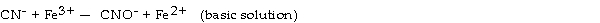 <strong>What is the coefficient of Fe<sup>3</sup><sup>+</sup><sup> </sup>when the following equation is balanced? </strong> A) 1 B) 2 C) 3 D) 4 E) 5