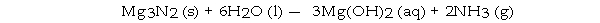 What volume (L) of NH<sub>3</sub><sub> </sub>gas at STP is produced by the complete reaction of 7.5 g of H<sub>2</sub>O according to the following reaction?