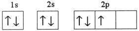 <strong>Which one of the following is the correct electron configuration for a ground-state nitrogen atom?</strong> A) B) C) D) E)None of the above is correct.