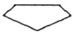 <strong>If each of the following represents an alkane, and a carbon atom is located at each vertex with the proper number of hydrogen atoms also bonded to it, which one is the most reactive?</strong> A) B) C) D) E)They are all equally reactive since they are all alkanes.