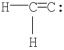 <strong>Which of the following is the most likely electronic structure for C<sub>2</sub>H<sub>2</sub>?</strong> A) B) C) D) H-C C-H E)