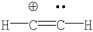 <strong>Which of the following is the most likely electronic structure for C<sub>2</sub>H<sub>2</sub>?</strong> A) B) C) D) H-C C-H E)