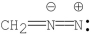 <strong>Which of the following structures, including formal charges, is correct for diazomethane, CH<sub>2</sub>N<sub>2</sub>?</strong> A): CH<sub>2</sub>-N N : B) C) D) E)