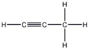 <strong>How many carbon-carbon sigma bonds are in the molecule shown? </strong> A)1 B)2 C)3 D)4