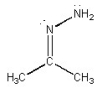 <strong>What is the CNN bond angle in the compound shown below? </strong> A)~60° B)~90° C)~110° D)~120° E)~180°
