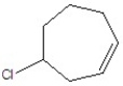 <strong>Name the structure. </strong> A)4-chlorocyclohexene B)1-chloro-3-cyclohexene C)1-chloro-3-cycloheptene D)4-chlorocycloheptane E)4-chlorocycloheptene