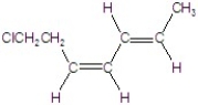 <strong>Name the structure. </strong> A)(2E,4E)-7-chloro-2,4-heptadiene B)(2Z,4E)-7-chloro-2,4-heptadiene C)(2Z,4Z)-7-chloro-2,4-heptadiene D)(2E,4Z)-7-chloro-2,4-heptadiene E)7-chloro-2,4-heptadiene