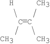 <strong>Which of the following alkenes reacts with HCl at the slowest rate?</strong> A) B) C) D) E)