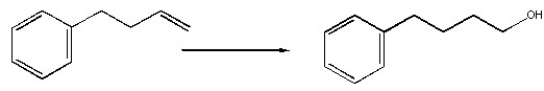 <strong>What reagents can best be used to accomplish the following transformation? </strong> A)1) BH<sub>3</sub>∙THF 2. HO<sup>-</sup>, H<sub>2</sub>O<sub>2</sub> B)H<sup>+</sup>, H<sub>2</sub>O C)1) Hg(OAc)<sub>2</sub>, H<sub>2</sub>O/THF 2. NaBH<sub>4</sub> D)1) Hg(O<sub>2</sub>CCF<sub>3</sub>)<sub>2</sub>, CH<sub>3</sub>OH 2. NaBH<sub>4</sub> E)NaOH, H<sub>2</sub>O