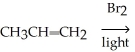 <strong>Which of the following is the best synthesis of 2, 2-dibromopropane </strong> A) B) C)CH<sub>3</sub>C CH D) E)