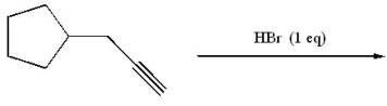 Provide the structure of the major organic product of the following reaction.