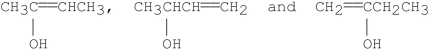 <strong>Which of the following are enol forms of 2-butanone, </strong> A) B) C) D) E)