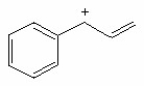 Draw the important resonance contributing forms for the structure shown below.