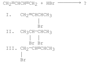 What is/are the product(s)of the following reaction?  