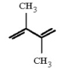 Draw the structure of the major product which results when the diene shown is treated with HBr at 40°C.