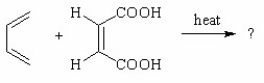 What is the product from the following reaction?    
