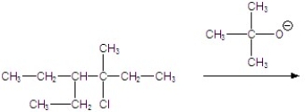 Give the major product for the E2 reaction.  