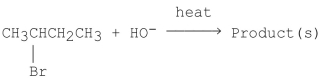 What is the major product of the following E2 reaction?  