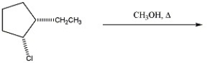 What mechanism predominates in the reaction below?  