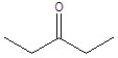 <strong>Give the structure of a compound that has a formula of C<sub>6</sub>H<sub>12</sub>O and has a triplet (3H, 1.1 ppm), doublet (6H, 1.2 ppm), quartet (2H, 2.4 ppm), and septet (1H, 2.7 ppm)in the <sup>1</sup>H NMR spectrum.</strong> A) B) C) D) E)