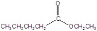<strong>Give the name of the structure. </strong> A)ethyl butanoate B)butyl methyl ether C)ethyl pentanoate D)butyl ethanoate E)pentyl ethanoate