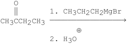<strong>Which of the following reactions can be used to prepare 3-methyl-3-hexanol, </strong> A) B) C) D)A and B E)A, B, and C