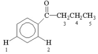 <strong>Which of the labeled hydrogen atoms in the following structure is the most acidic? </strong> A)1 B)2 C)3 D)4 E)5