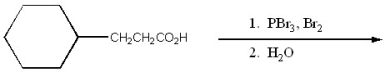 Provide the major organic product of the following.