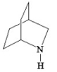 <strong>What is the systematic name of the following compound?  </strong> A)1-azabicyclo[2.2.2]heptane B)2-azatricyclo[2.2.2]heptane C)2-azabicyclo[2.2.2]octane D)2-azabicyclo[2.2.2]heptane E)2-azabicyclo[2.2.0]octane <div style=padding-top: 35px> 
