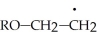 Show the three methods by which the following radical can be terminated.