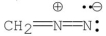 <strong>Which of the following structures,including formal charges,is correct for diazomethane,CH<sub>2</sub>N<sub>2</sub>?</strong> A): CH<sub>2</sub>-N N : B) C) D) E)