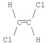 <strong>Which of the following molecules has a net dipole moment of zero?</strong> A) B) C) D) E)