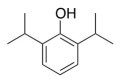The structure of a widely used anesthetic propofol is given below.How many sp<sup>3 </sup>hybridized atoms are in this molecule?